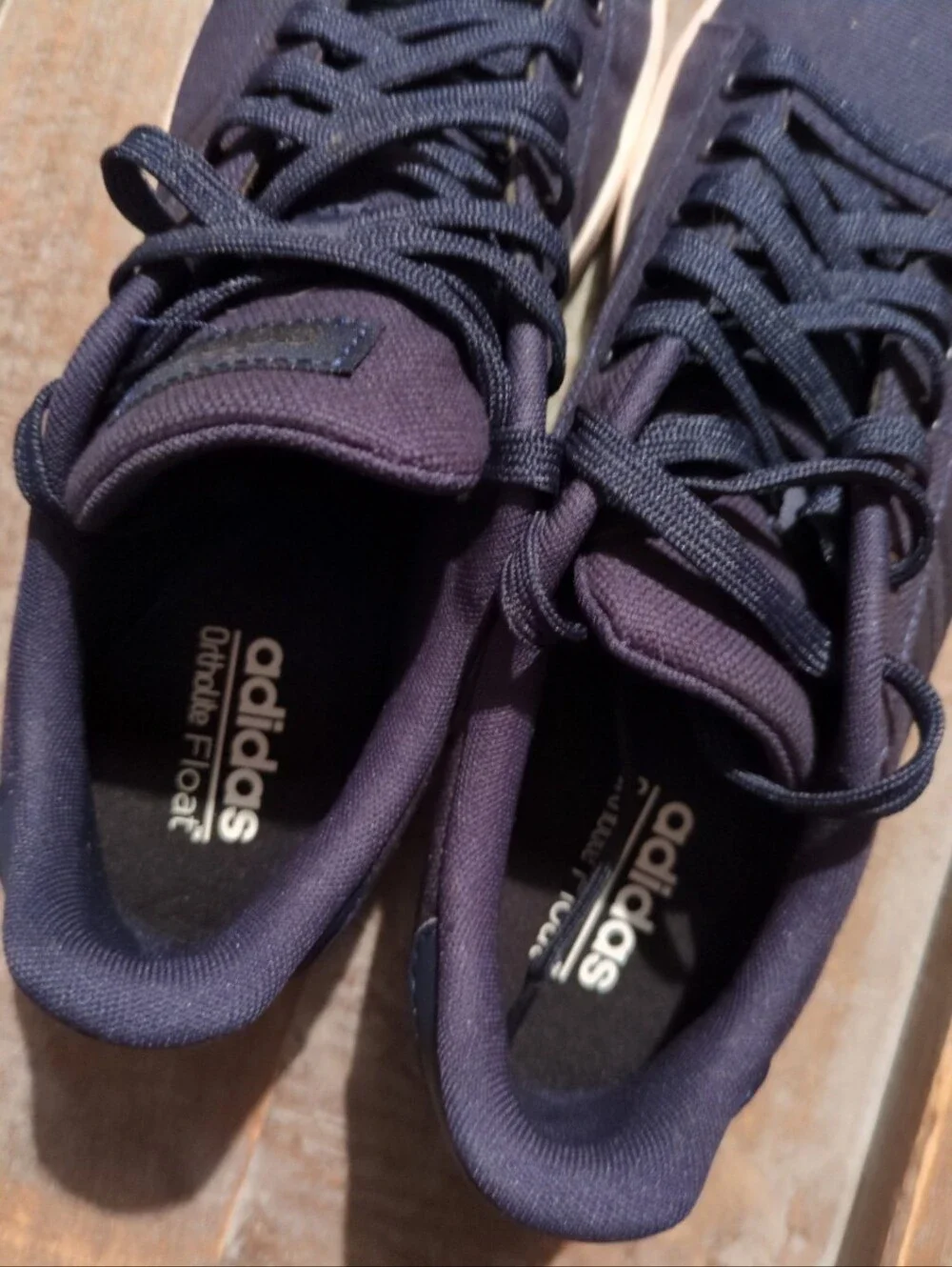 Adidas lace up ortholite float sneakers